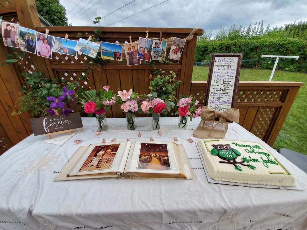 Wedding anniversary celebration